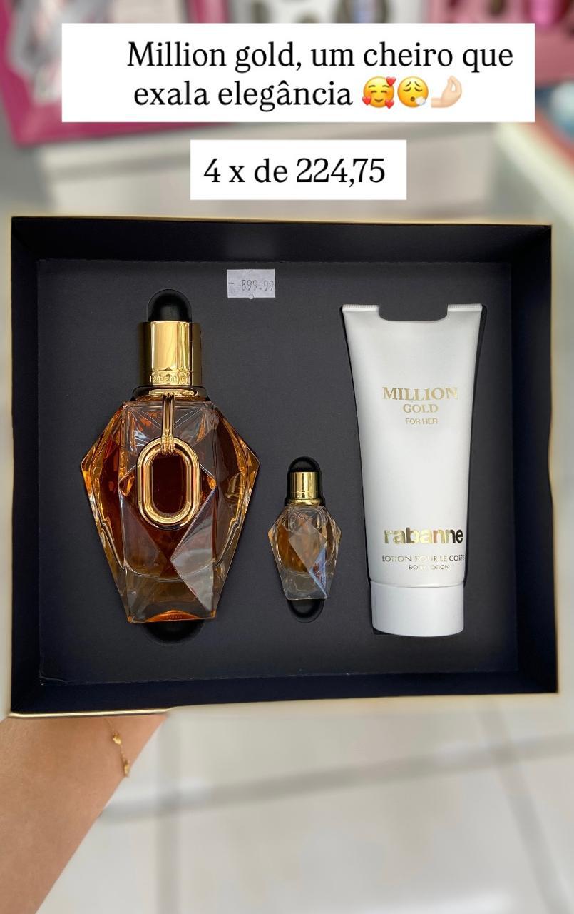 Kit Million Gold Rabanne — Perfumaria Drogaria do Filho